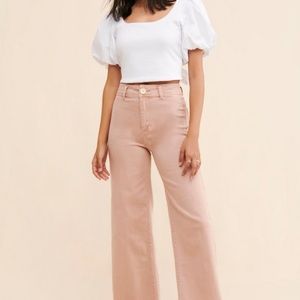 High Rise Wide Leg Pants